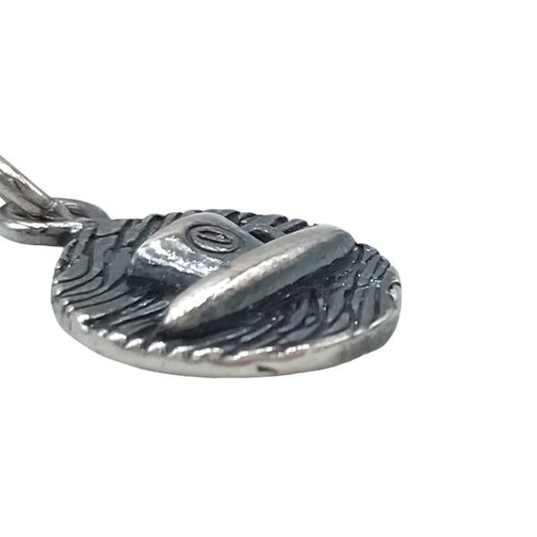 CIONDOLO SPACCANAPOLI  MEDAGLINA CHARM TAZZINA CAFFE NAPOLI ARGENTO 925