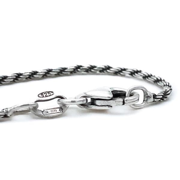 COLLANA MAGLIA CORDA FUNETTA CATENA  PER CHARMS UNISEX ARGENTO 925