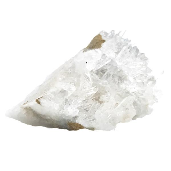 DRUSA CRISTALLO DI ROCCA QUARZO IALINO PIETRA GREZZA CLUSTER DA 65 A 80 GRAMMI
