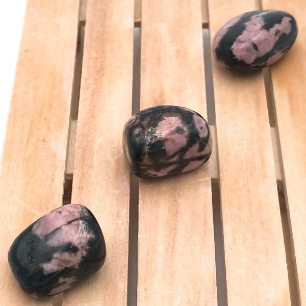 PIETRA NATURALE RODONITE BURATTATA TUMBLED CRISTALLOTERAPIA