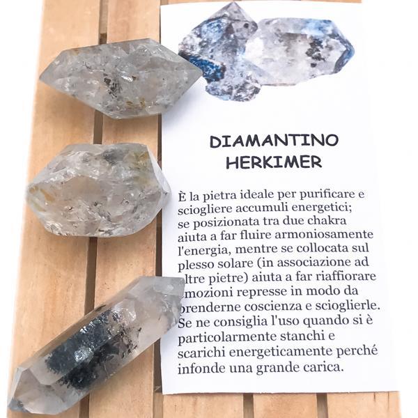 DIAMANTINO HERKIMER ROUGH  PIETRA GREZZA NATURALE 