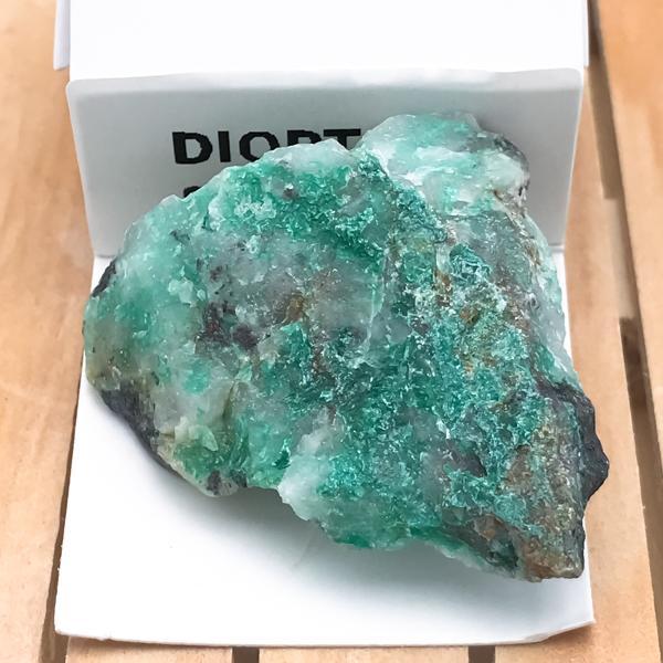 DIOPTASIO ROUGH BOX PIETRA GREZZA NATURALE MISURA PICCOLA