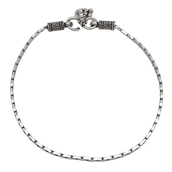 CAVIGLIERA CATENA SQUADRATA UNISEX ARGENTO 925
