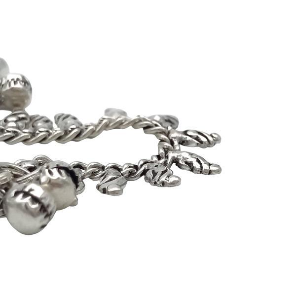 CAVIGLIERA BOHO CHIC PENDENTI SONAGLI ARGENTO 925