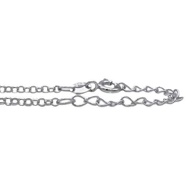 COLLANA GIROCOLLO UNALOME FIORE DI LOTO REGOLABILE  ARGENTO 925