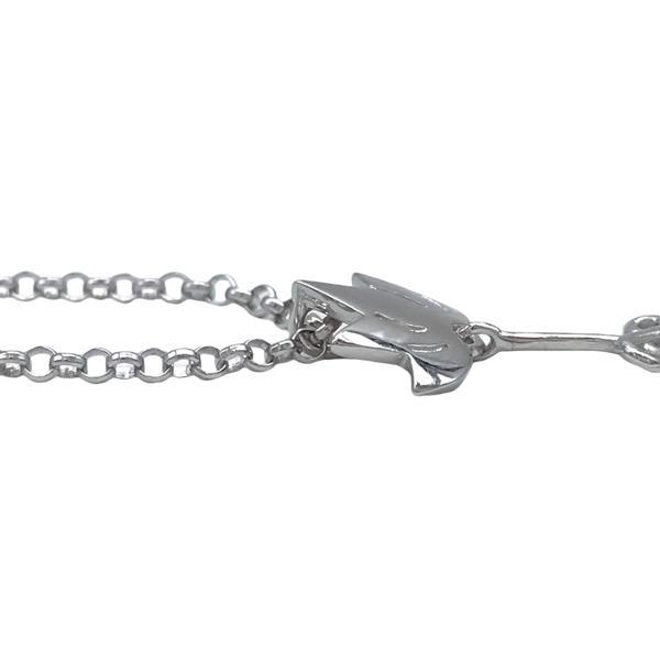 COLLANA GIROCOLLO UNALOME FIORE DI LOTO REGOLABILE  ARGENTO 925