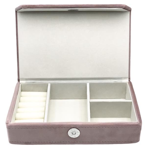 BOX PORTAGIOIE RETTANGOLARE DA VIAGGIO ELEGANTE VELLUTO
