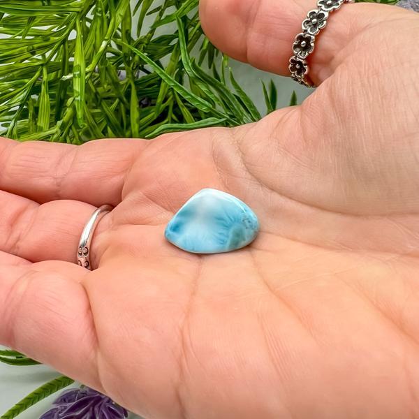PIETRA NATURALE LARIMAR BURATTATA TUMBLED CRISTALLOTERAPIA 