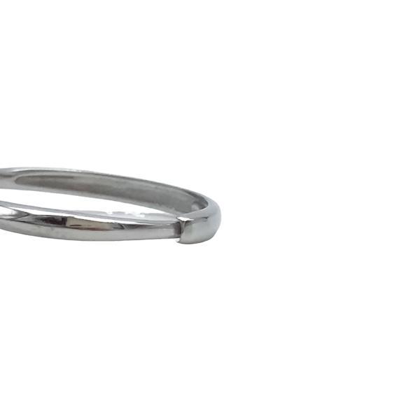 ANELLO SOLITARIO REGOLABILE BRILLANTE MOISSANITE CERTIFICATA ARGENTO 925 