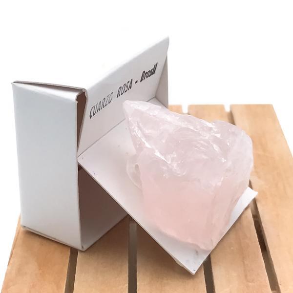 QUARZO ROSA ROUGH BOX PIETRA GREZZA NATURALE MISURA PICCOLA