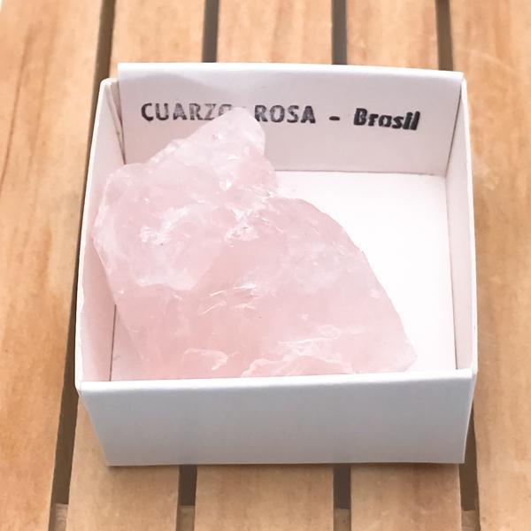 QUARZO ROSA ROUGH BOX PIETRA GREZZA NATURALE MISURA PICCOLA