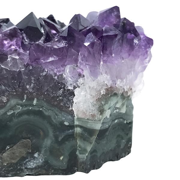 DRUSA AMETISTA PIETRA GREZZA CLUSTER DI ALTA QUALITA' CIRCA 300 GRAMMI