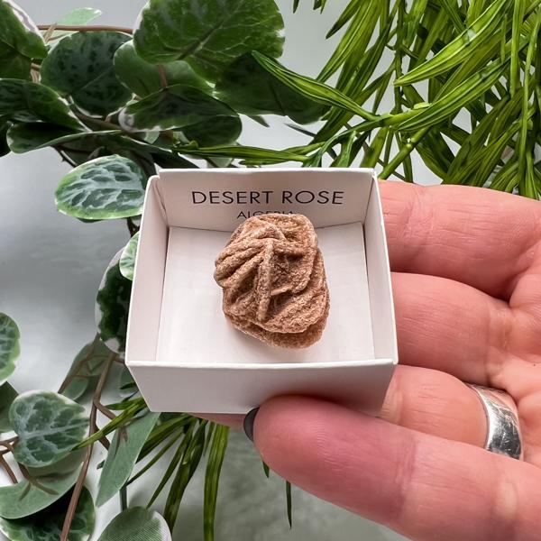 ROSA DEL DESERTO ROUGH BOX PIETRA GREZZA NATURALE MISURA PICCOLA