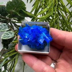 SOLFATO DI RAME ROUGH BOX MINERALE GREZZO NATURALE MISURA MEDIA