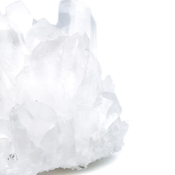 DRUSA CRISTALLO DI ROCCA QUARZO IALINO PIETRA GREZZA CLUSTER CIRCA 900 GRAMMI