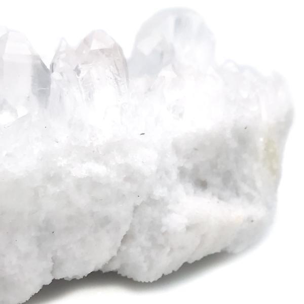 DRUSA CRISTALLO DI ROCCA QUARZO IALINO PIETRA GREZZA CLUSTER CIRCA 730 GRAMMI