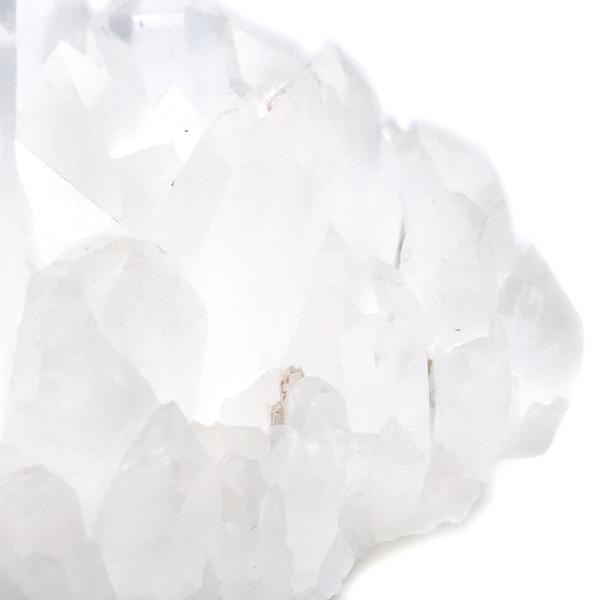 DRUSA CRISTALLO DI ROCCA QUARZO IALINO PIETRA GREZZA CLUSTER CIRCA 640 GRAMMI