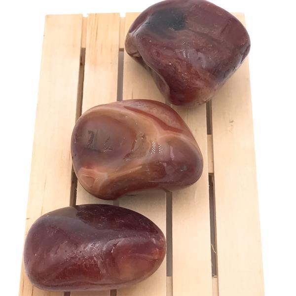 PIETRA NATURALE GRANDE CORNIOLA BURATTATA TUMBLED  CRISTALLOTERAPIA 