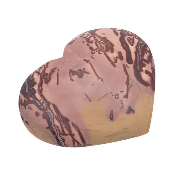 PALMSTONE MOKAITE CUORE PIETRA LEVIGATA NATURALE SAPONETTA CRISTALLOTERAPIA