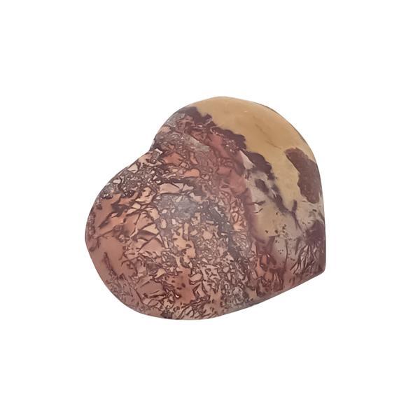 PALMSTONE MOKAITE CUORE PIETRA LEVIGATA NATURALE SAPONETTA CRISTALLOTERAPIA