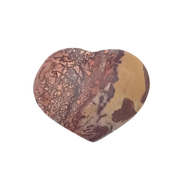 PALMSTONE MOKAITE CUORE PIETRA LEVIGATA NATURALE SAPONETTA CRISTALLOTERAPIA