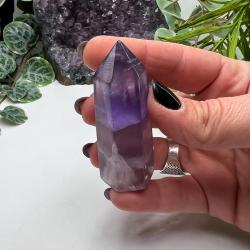 OBELISCO FLUORITE TORRE PIETRA LEVIGATA NATURALE CRISTALLOTERAPIA