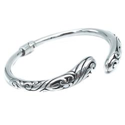 BRACCIALE CHIC BANGLE  MECCANISMO A MOLLA  ELETTROFORMATO ARGENTO 925