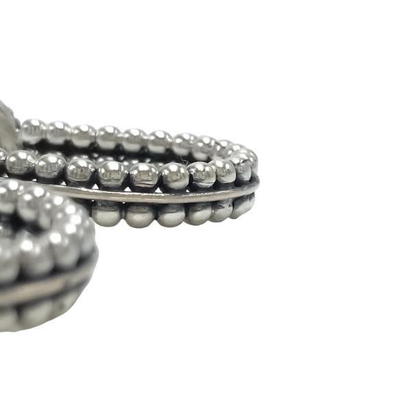 ORECCHINI PENDENTI ETNICO RIGIDO OVALE PUNTINATO LAVORATO GEMMA GOCCIA CABOCHON AGATA DENDRITICA  MONACHINA ARGENTO 925