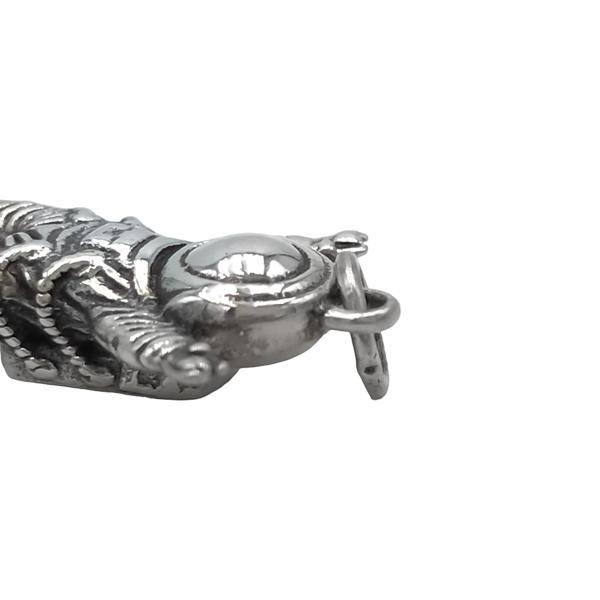 CIONDOLO PENDENTE ASTRONAUTA ARGENTO 925