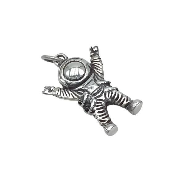CIONDOLO PENDENTE ASTRONAUTA ARGENTO 925