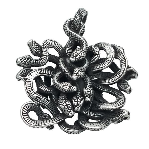 CIONDOLO  PENDENTE MEDUSA  ARGENTO 925