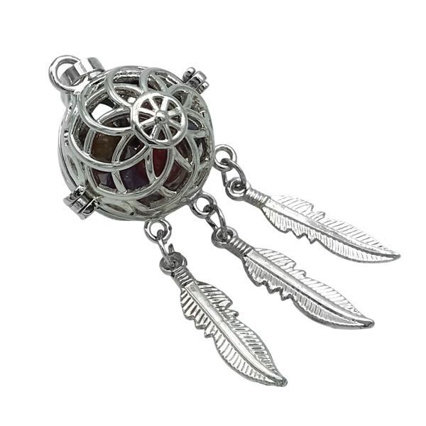 CIONDOLO PENDENTE ACCHIAPPASOGNI 7 CHAKRA IN ACCIAO