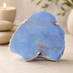 FREE FORM ANGELITE  PIETRA LEVIGATA NATURALE CRISTALLOTERAPIA