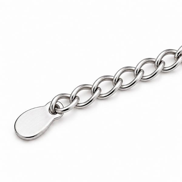 BRACCIALE TRE UNALOME REGOLABILE RODIATO IN ARGENTO 925