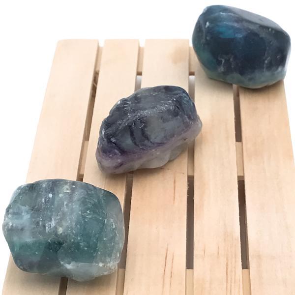 PIETRA NATURALE  FLUORITE BURATTATA TUMBLED CRISTALLOTERAPIA 