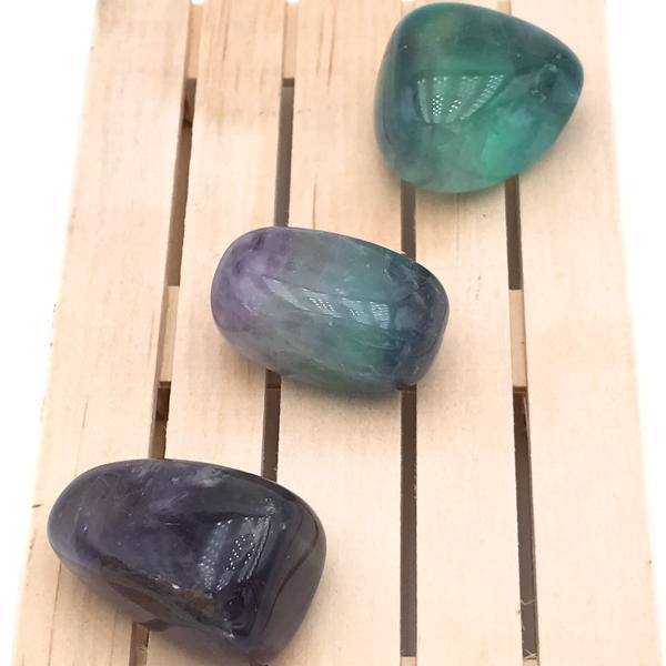 PIETRA NATURALE FLUORITE BURATTATA TUMBLED CRISTALLOTERAPIA