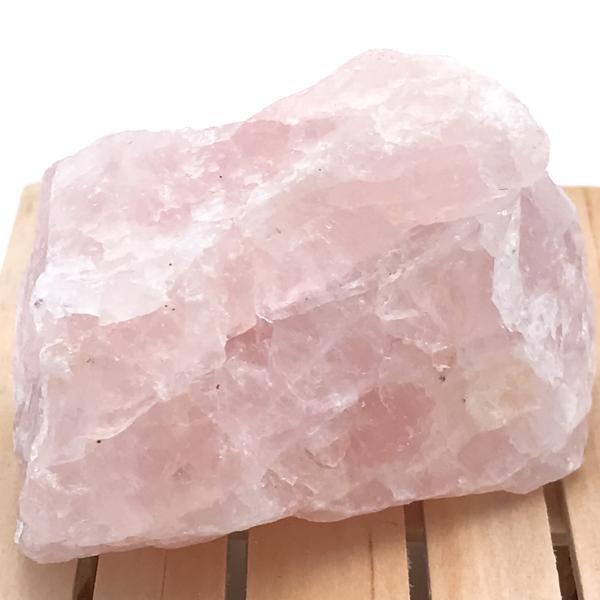 QUARZO ROSA ROUGH  PIETRA GREZZA NATURALE MISURA MEDIA