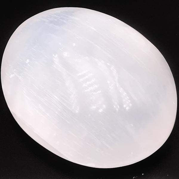 PALMSTONE SELENITE PIETRA LEVIGATA NATURALE SAPONETTA CRISTALLOTERAPIA