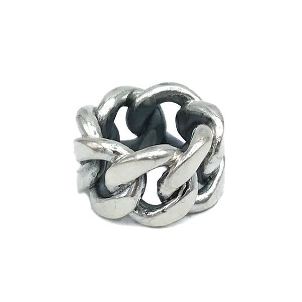 ANELLO CATENA GRUMETTA RIGIDO ARGENTO 925