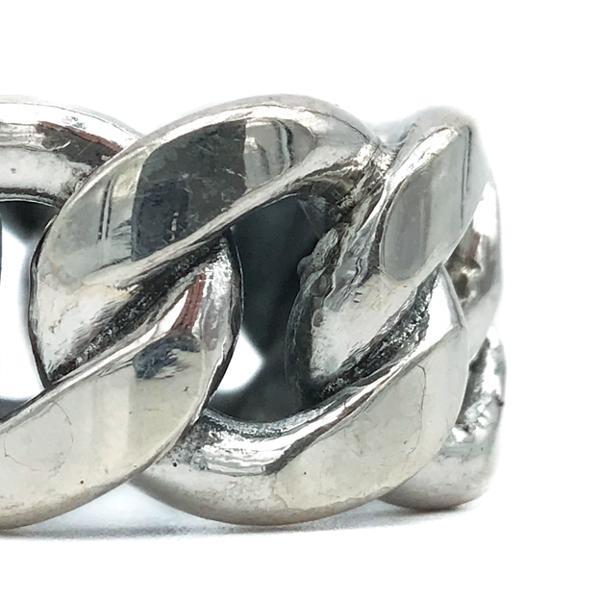ANELLO CATENA GRUMETTA RIGIDO ARGENTO 925