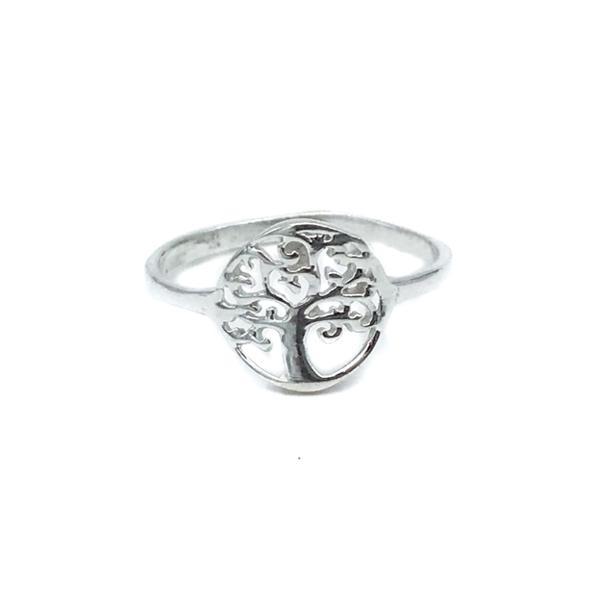 ANELLO ROTONDO ALBERO DELLA VITA ARGENTO 925