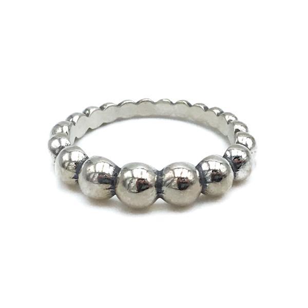 ANELLO SFERE ARGENTO 925