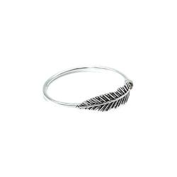ANELLO PIUMA BRUNITA ARGENTO 925