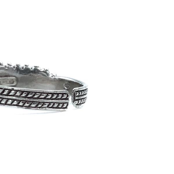 ANELLO FEDE SARDA REGOLABILE PUNTINATA ARGENTO 925