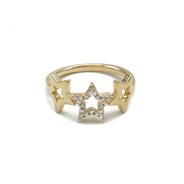 ANELLO STAR SERIE DI STELLE ZIRCONATE ARGENTO 925