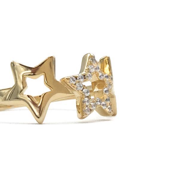 ANELLO STAR SERIE DI STELLE ZIRCONATE ARGENTO 925