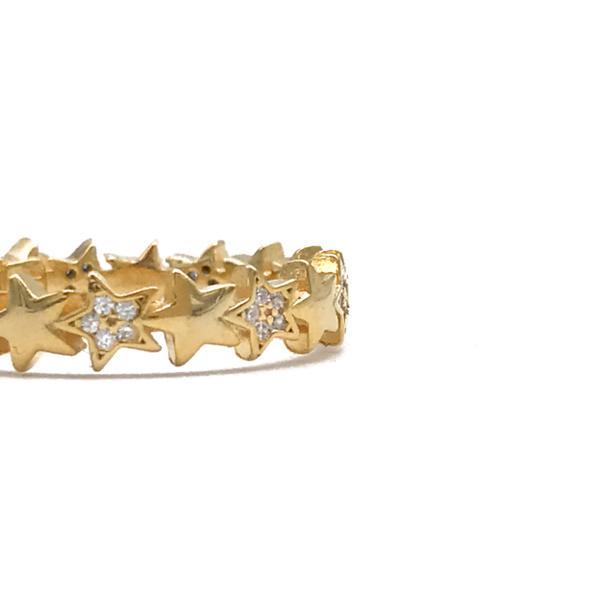 ANELLO STAR SERIE DI STELLE ZIRCONATE ARGENTO 925