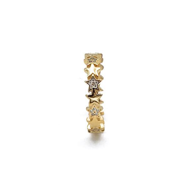 ANELLO STAR SERIE DI STELLE ZIRCONATE ARGENTO 925