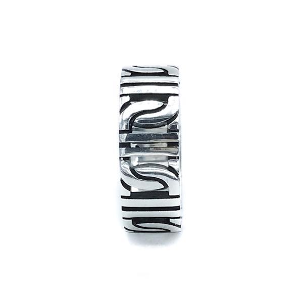 ANELLO GEOMETRIC FASCIA UNISEX ARGENTO 925