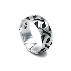 ANELLO ETNIC PUNK UNISEX FASCIA IN ARGENTO 925